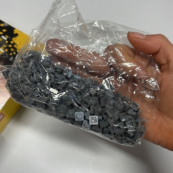 LEGO 40179 Personalized Mosaic Portrait Dark Gray Pieces (OPENED BAG - no box) - Picture 2 of 2